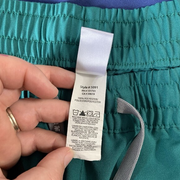 Maevn Cargo Scrub Pants Womens Size 2XL Teal Lightweight Comfortable - Picture 4 of 10